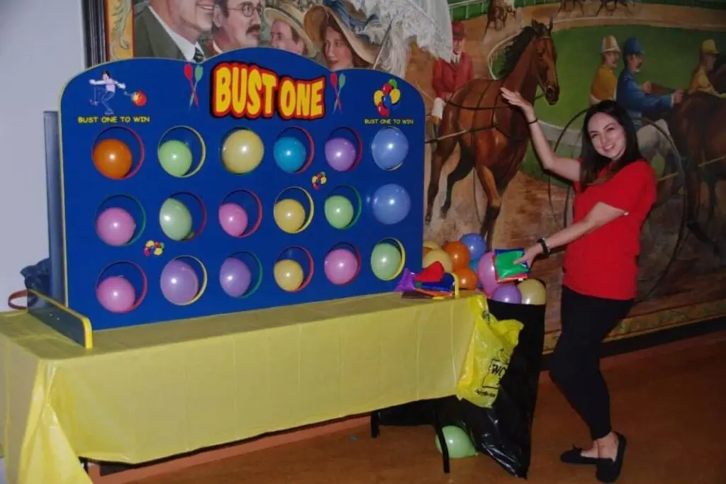Balloon Popping Challenge - Participants aim to burst balloons in a race against time, testing their speed and precision. Ideal for friendly competition, this interactive game adds excitement to events and parties.