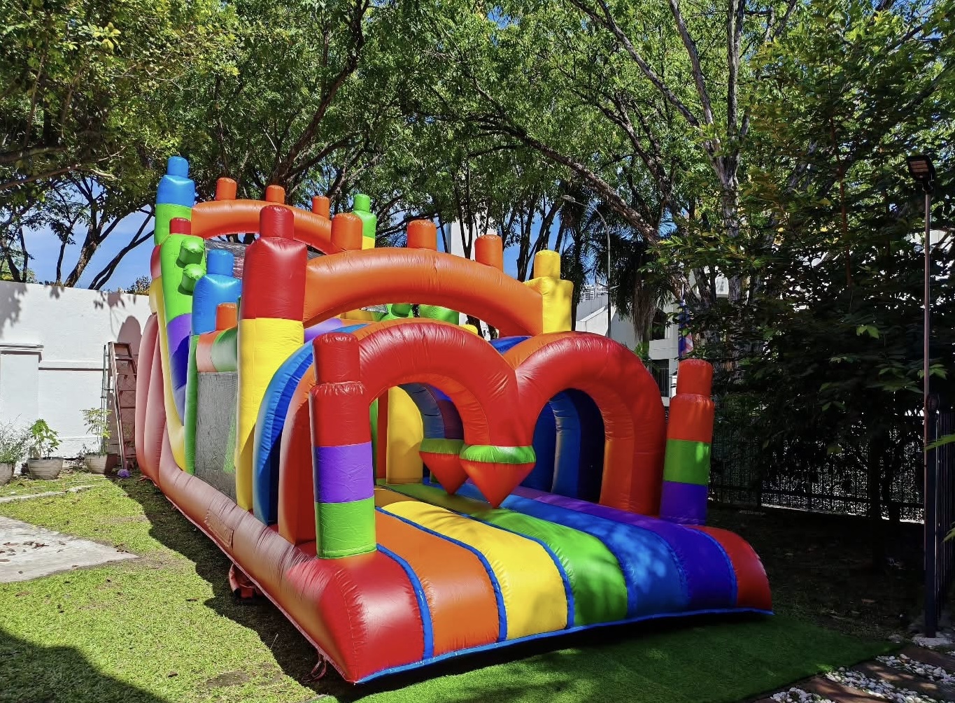 Inflatable Lego Obstacle
