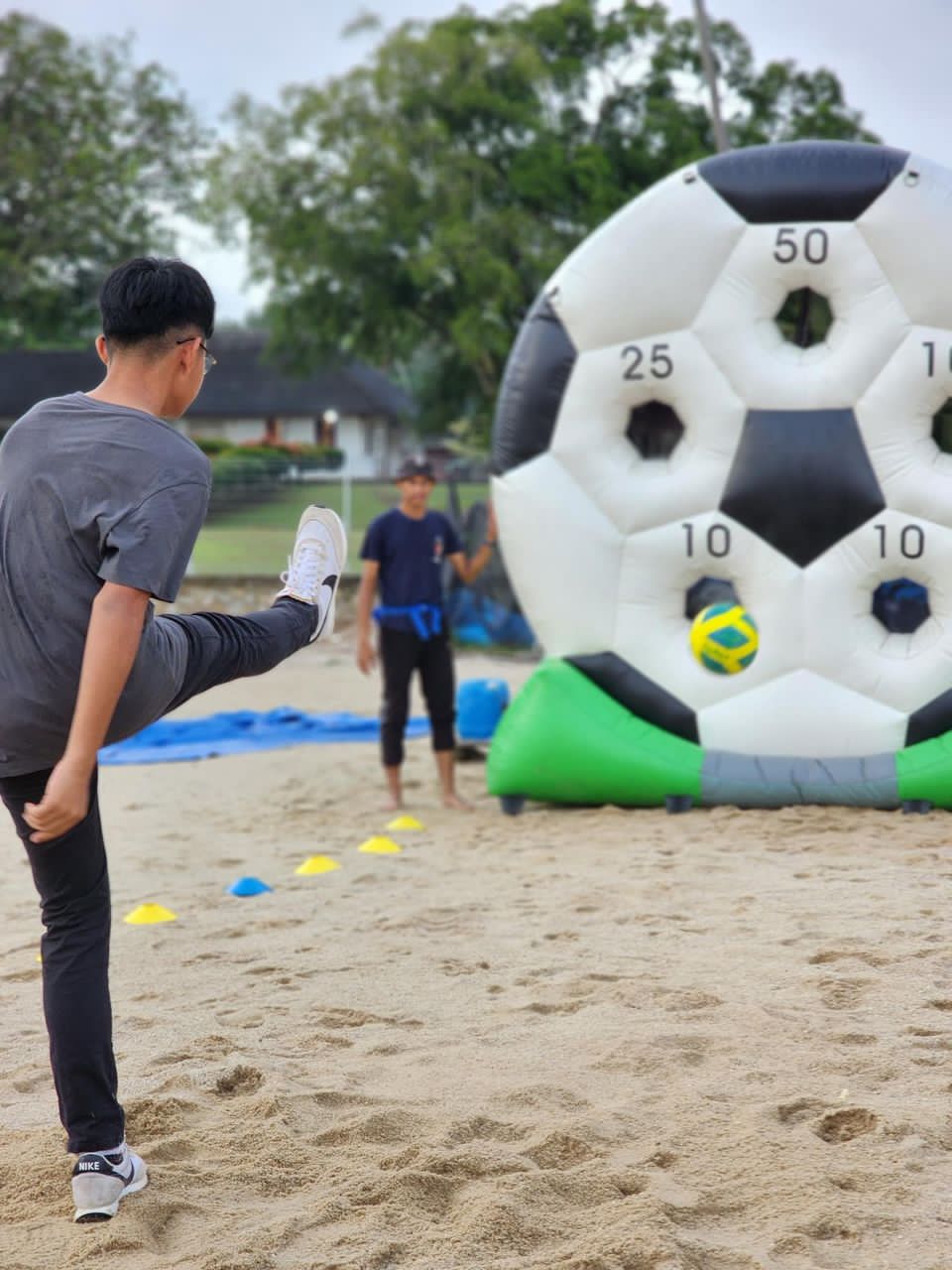 Giant Soccer Kick